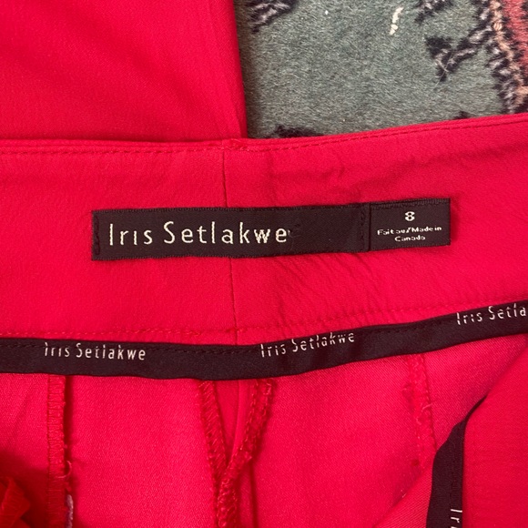 Iris Setlawke Montreal red trousers - Picture 8 of 8